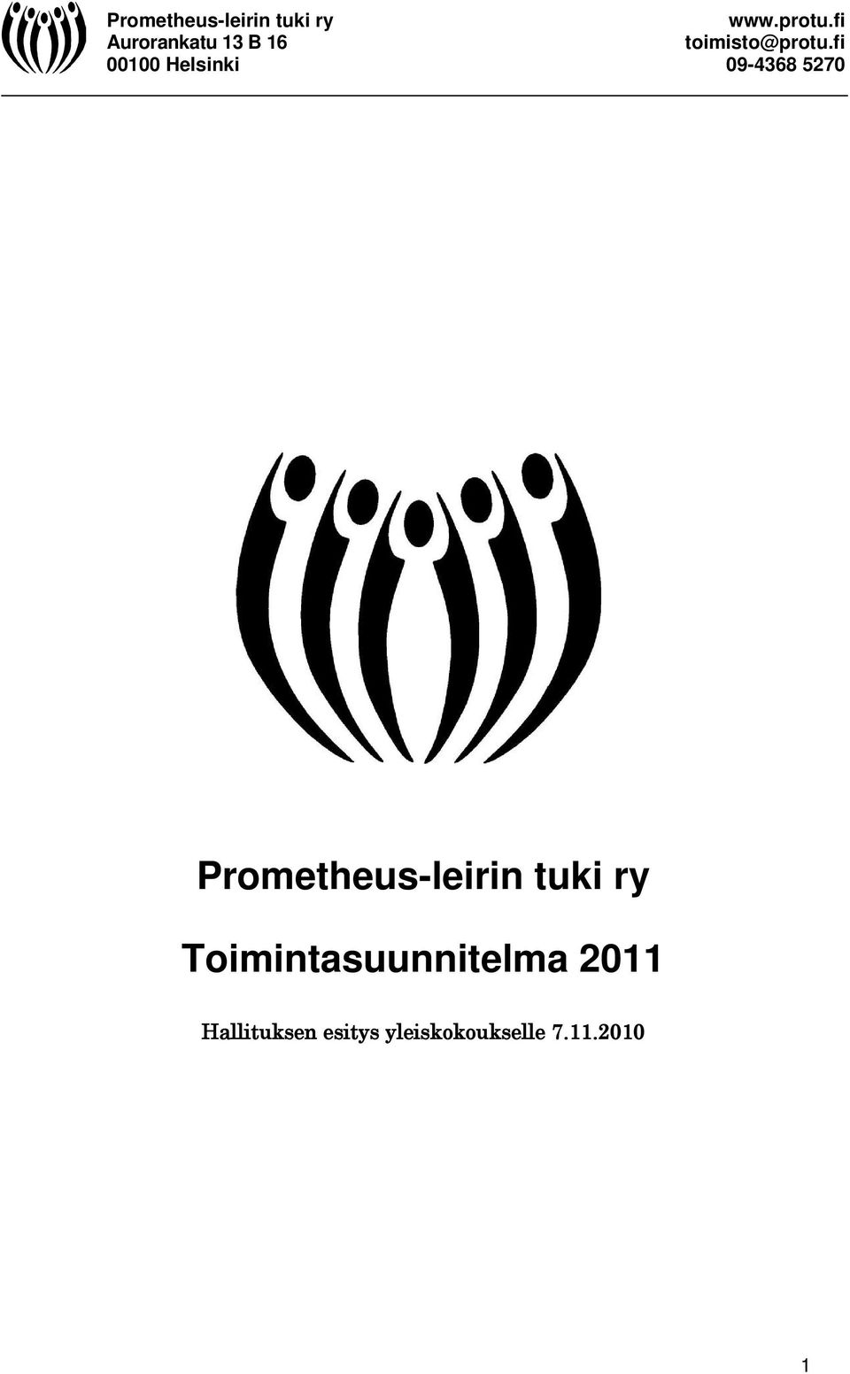 2011 Hallituksen esitys