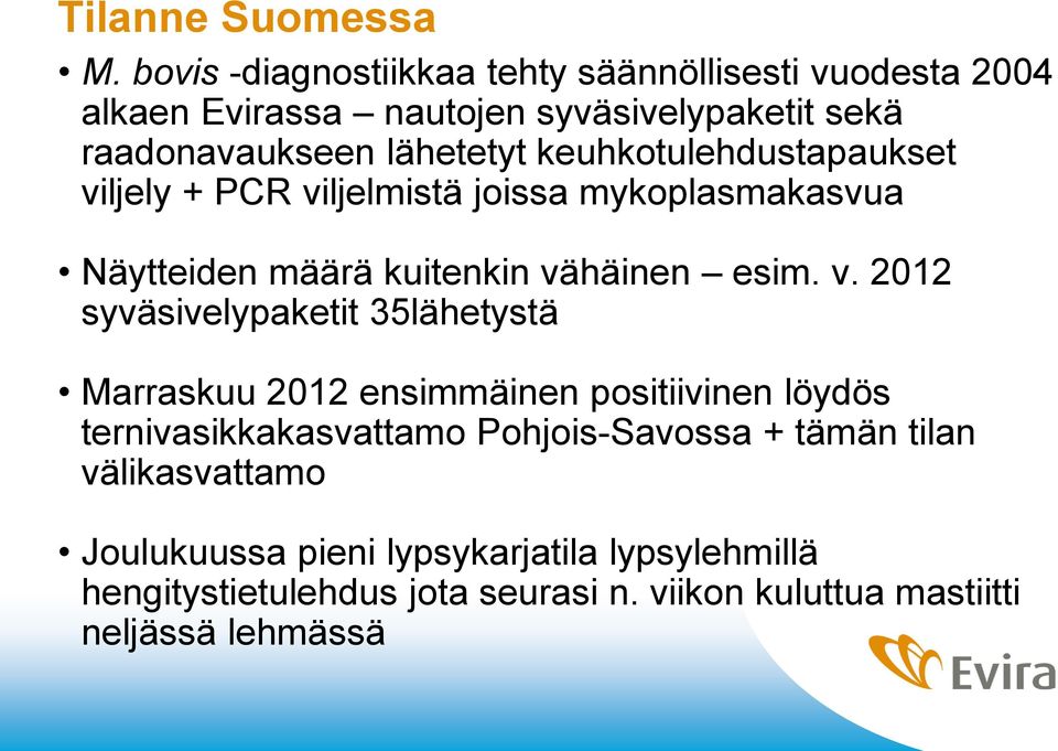 keuhkotulehdustapaukset vi