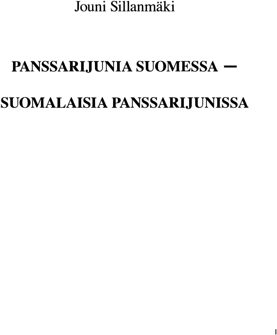 SUOMESSA -