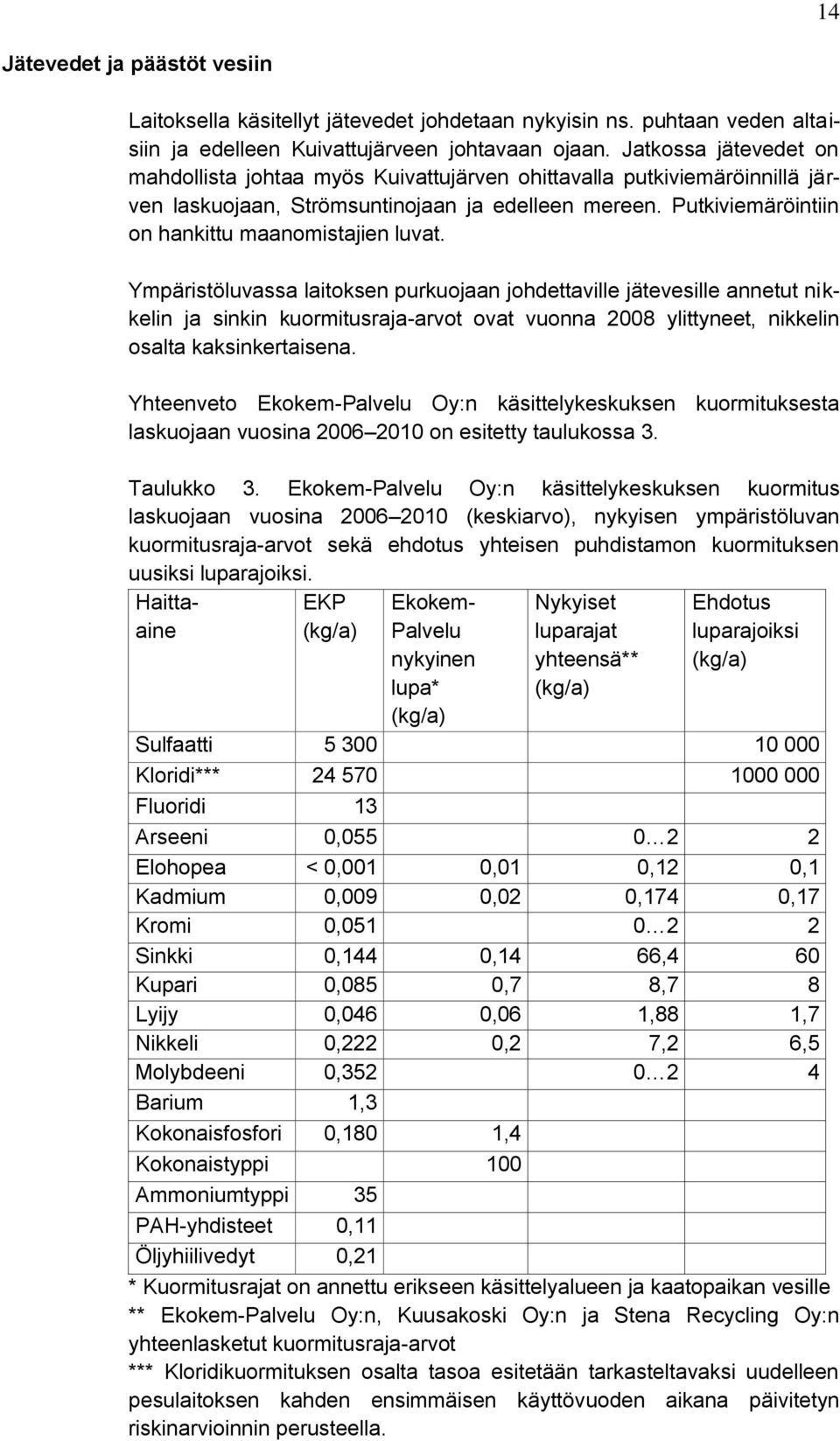Putkiviemäröintiin on hankittu maanomistajien luvat.
