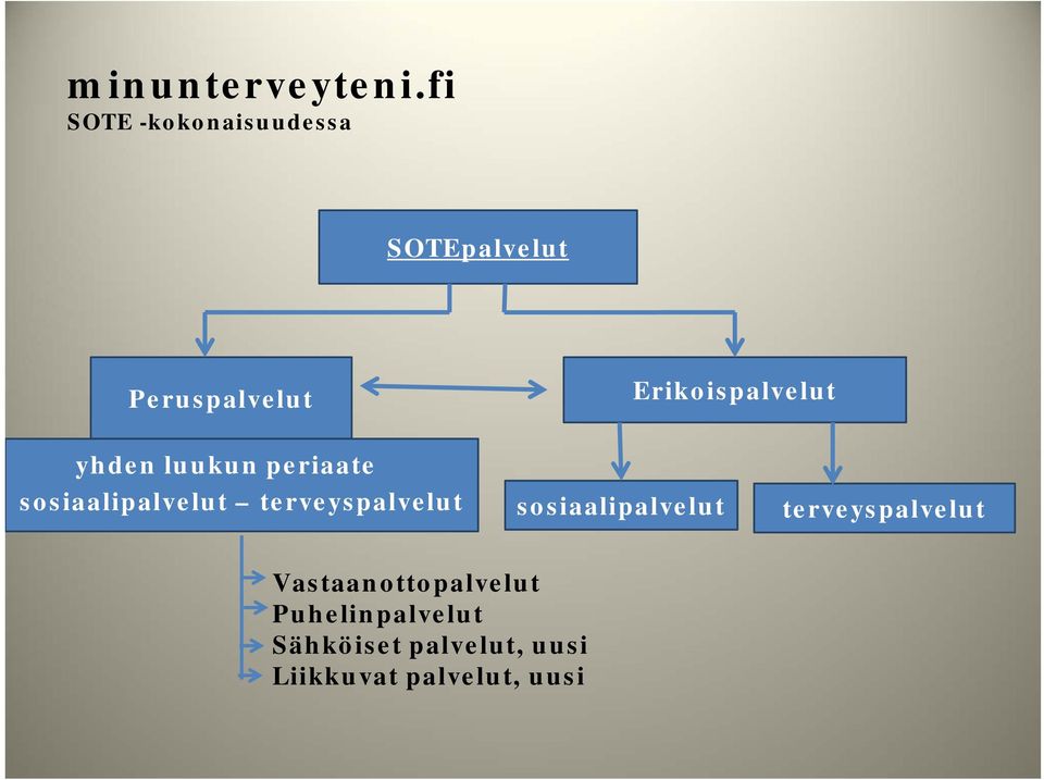 terveyspalvelut sosiaalipalvelut terveyspalvelut