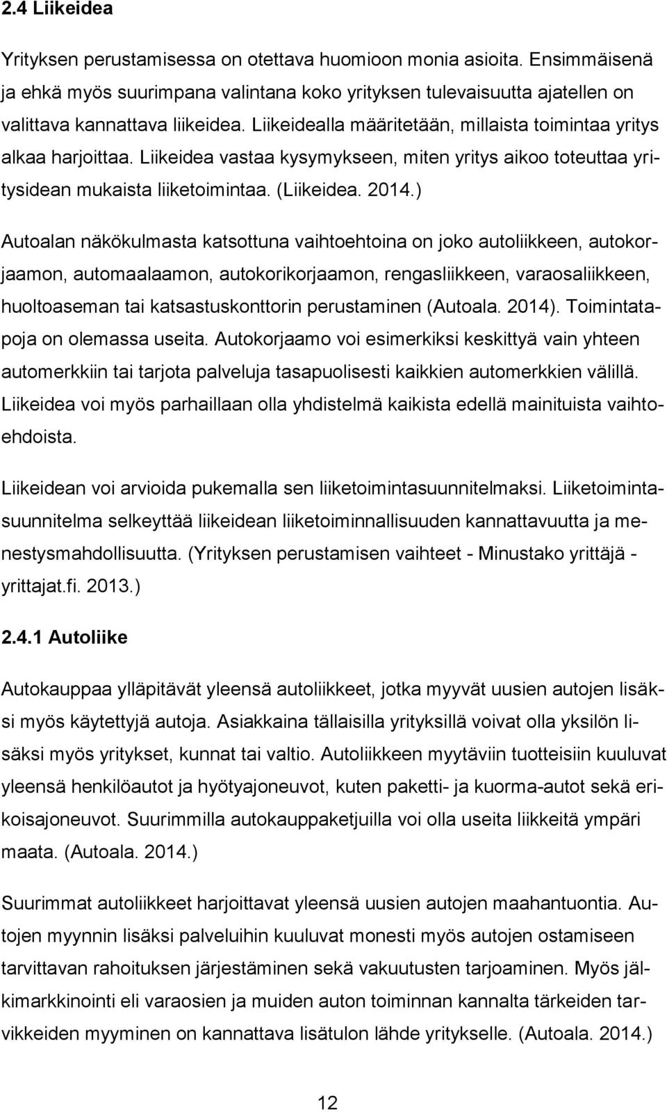 Autokorjaamon vastuuvakuutus