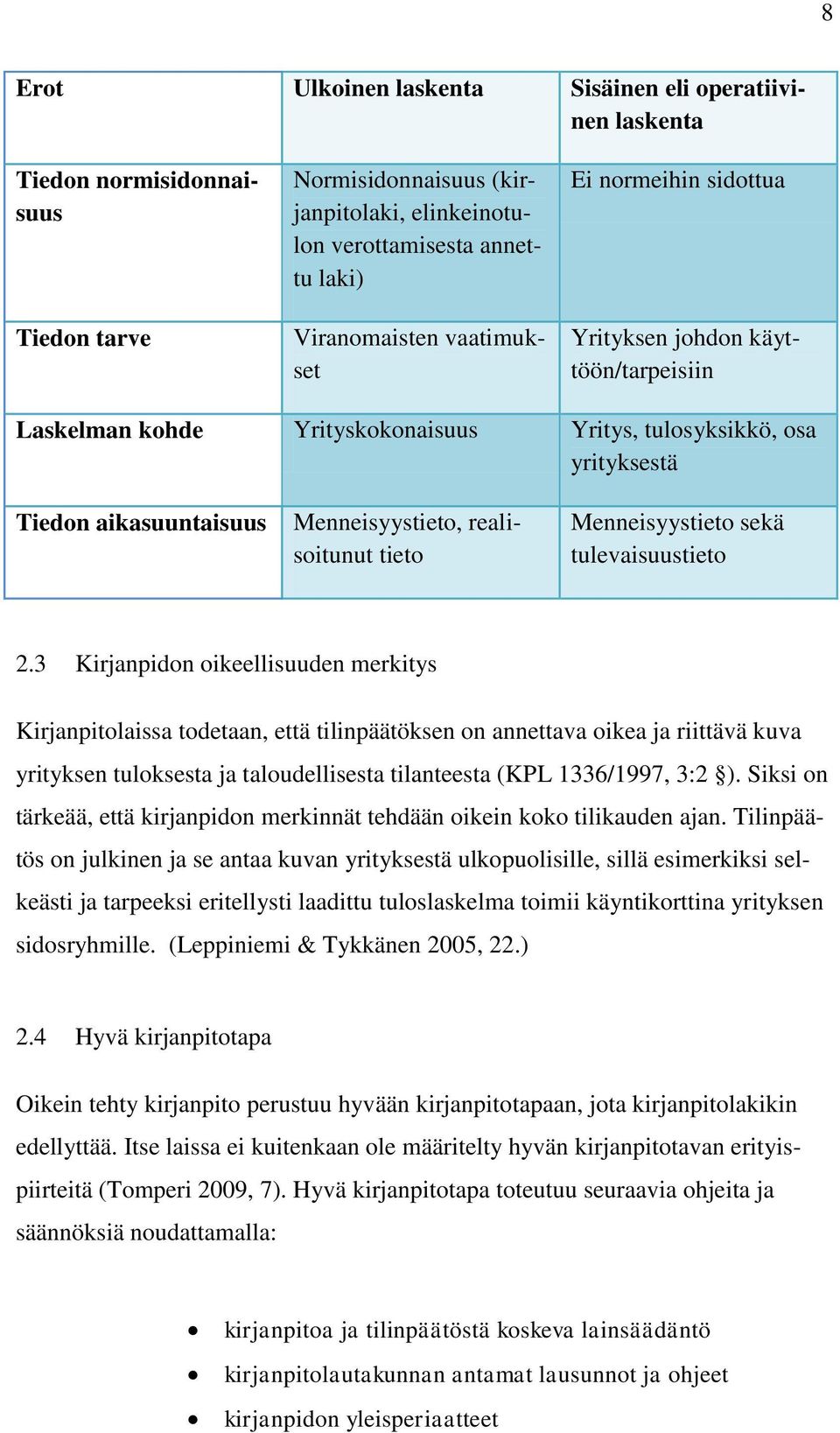 tieto Menneisyystieto sekä tulevaisuustieto 2.