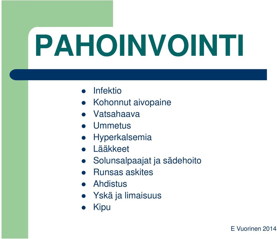 Hyperkalsemia Lääkkeet Solunsalpaajat