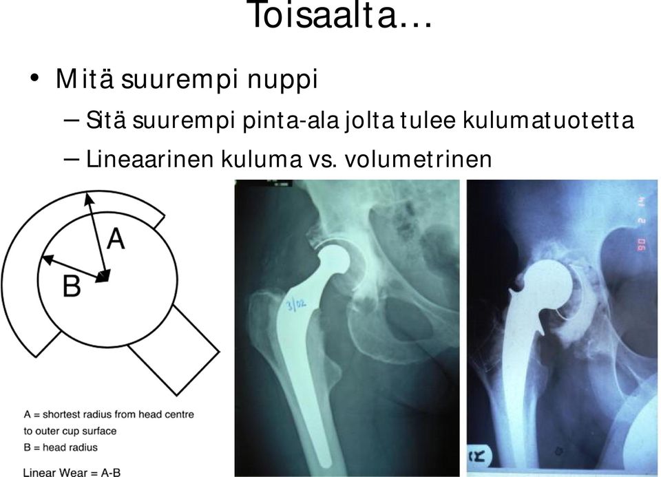 pinta-ala jolta tulee