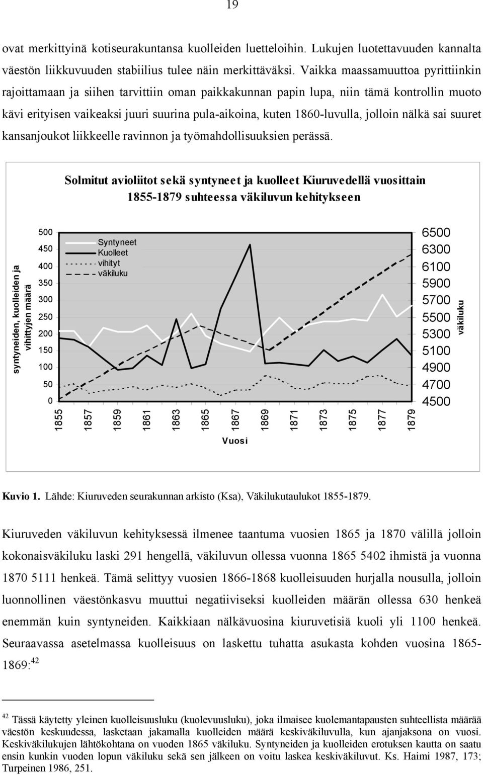 jolloin nälkä sai suuret kansanjoukot liikkeelle ravinnon ja työmahdollisuuksien perässä.