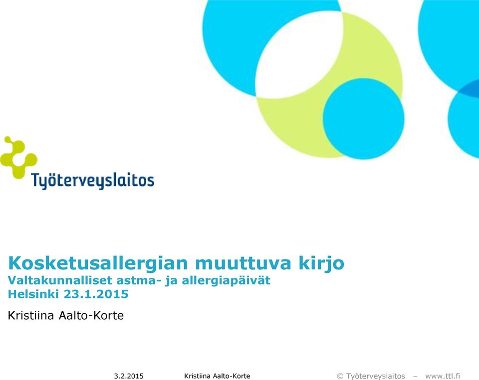 allergiapäivät Helsinki 23.1.