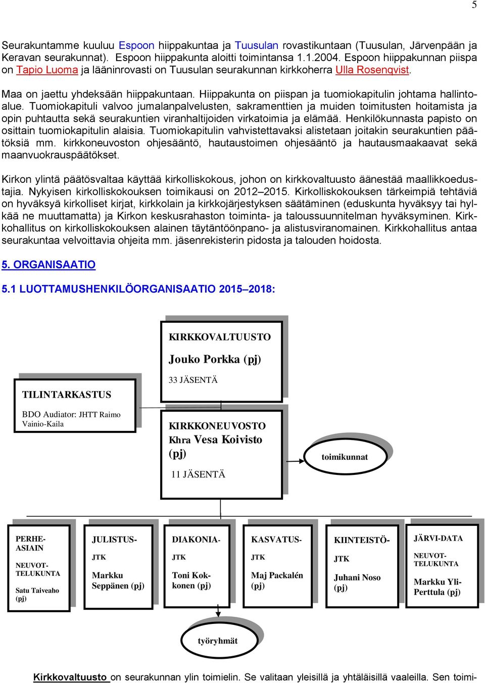 Hiippakunta on piispan ja tuomiokapitulin johtama hallintoalue.