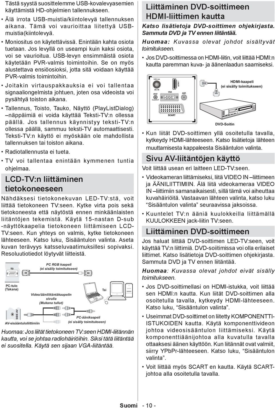 Se on myös alustettava ensiöosioksi, jotta sitä voidaan käyttää PVR-valmis toimintoihin.