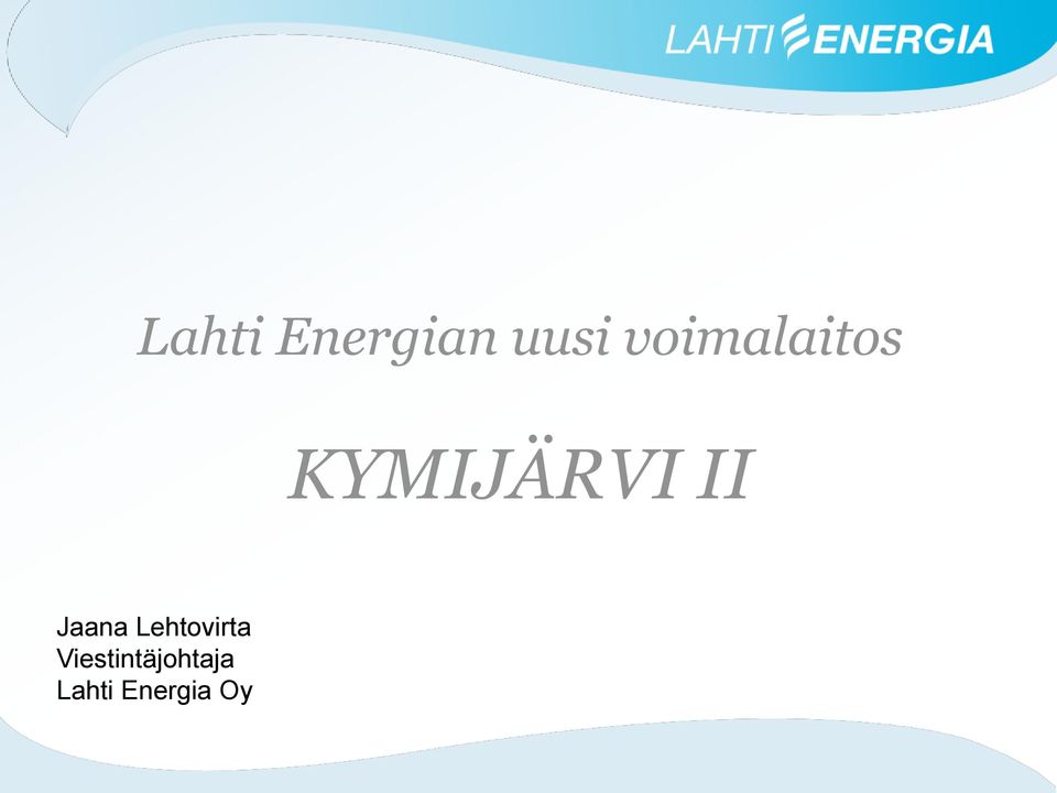II Jaana Lehtovirta