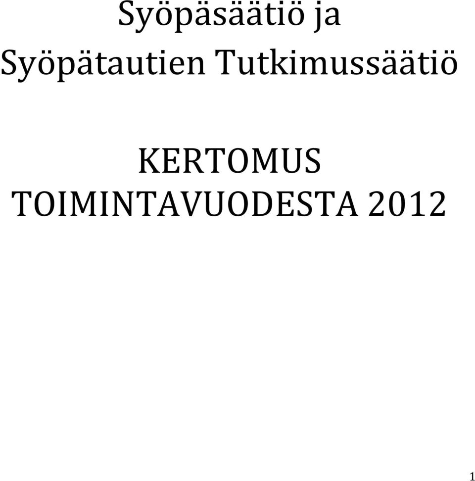 Tutkimussäätiö