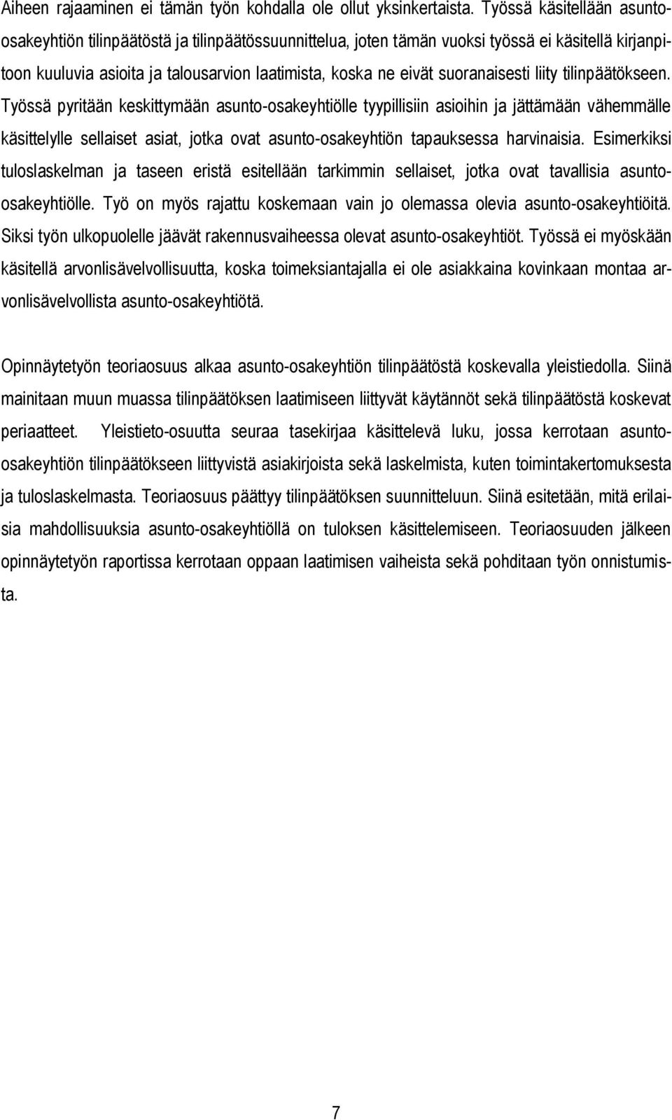 Taloyhtiön tilinpäätöksen tulkinta
