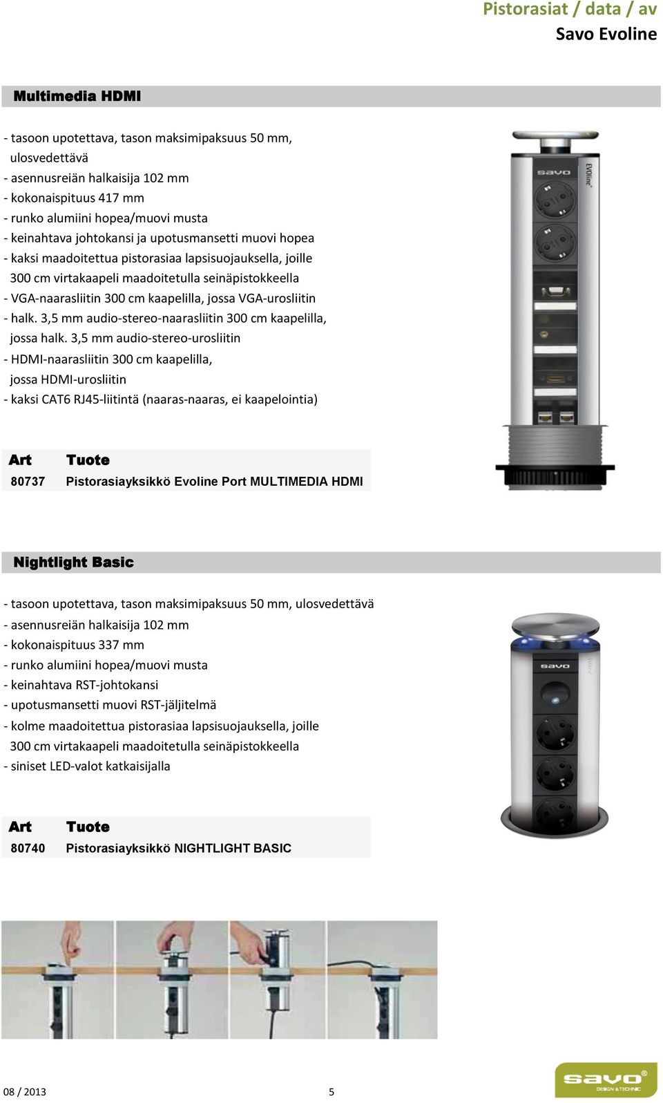 VGA-urosliitin - halk. 3,5 mm audio-stereo-naarasliitin 300 cm kaapelilla, jossa halk.