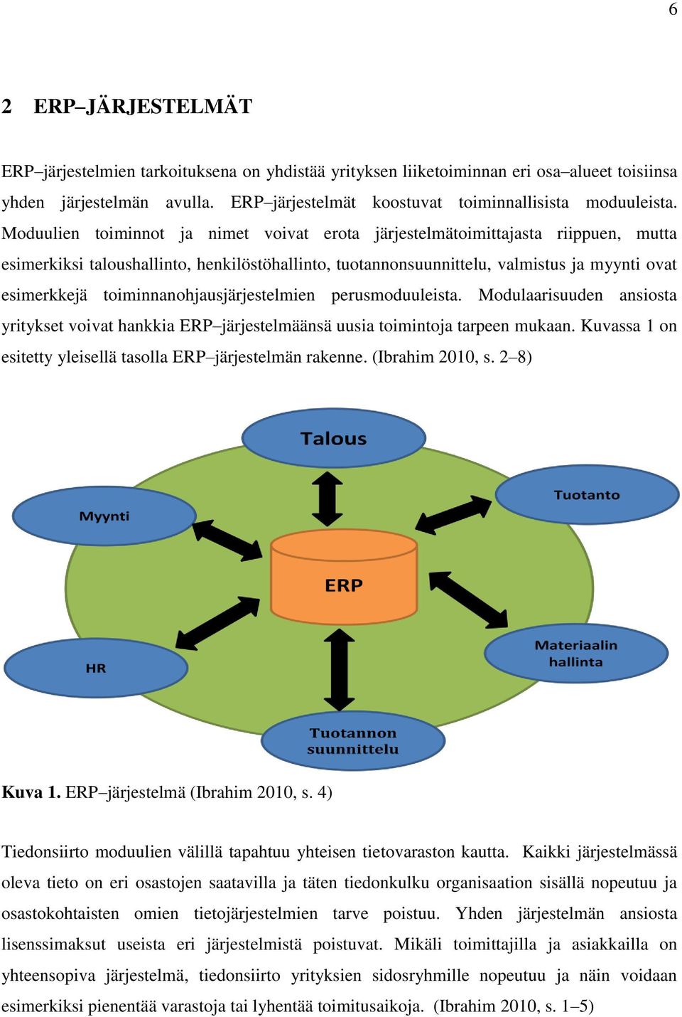 toiminnanohjausjärjestelmien perusmoduuleista. Modulaarisuuden ansiosta yritykset voivat hankkia ERP järjestelmäänsä uusia toimintoja tarpeen mukaan.