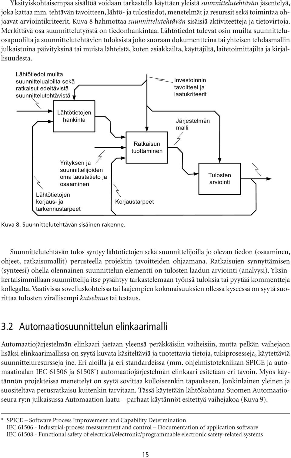 Merkittävä osa suunnittelutyöstä on tiedonhankintaa.