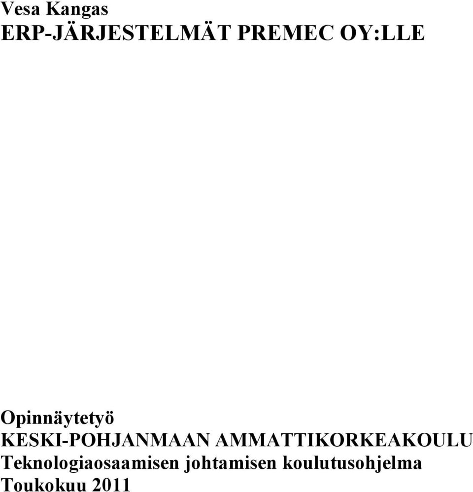 AMMATTIKORKEAKOULU