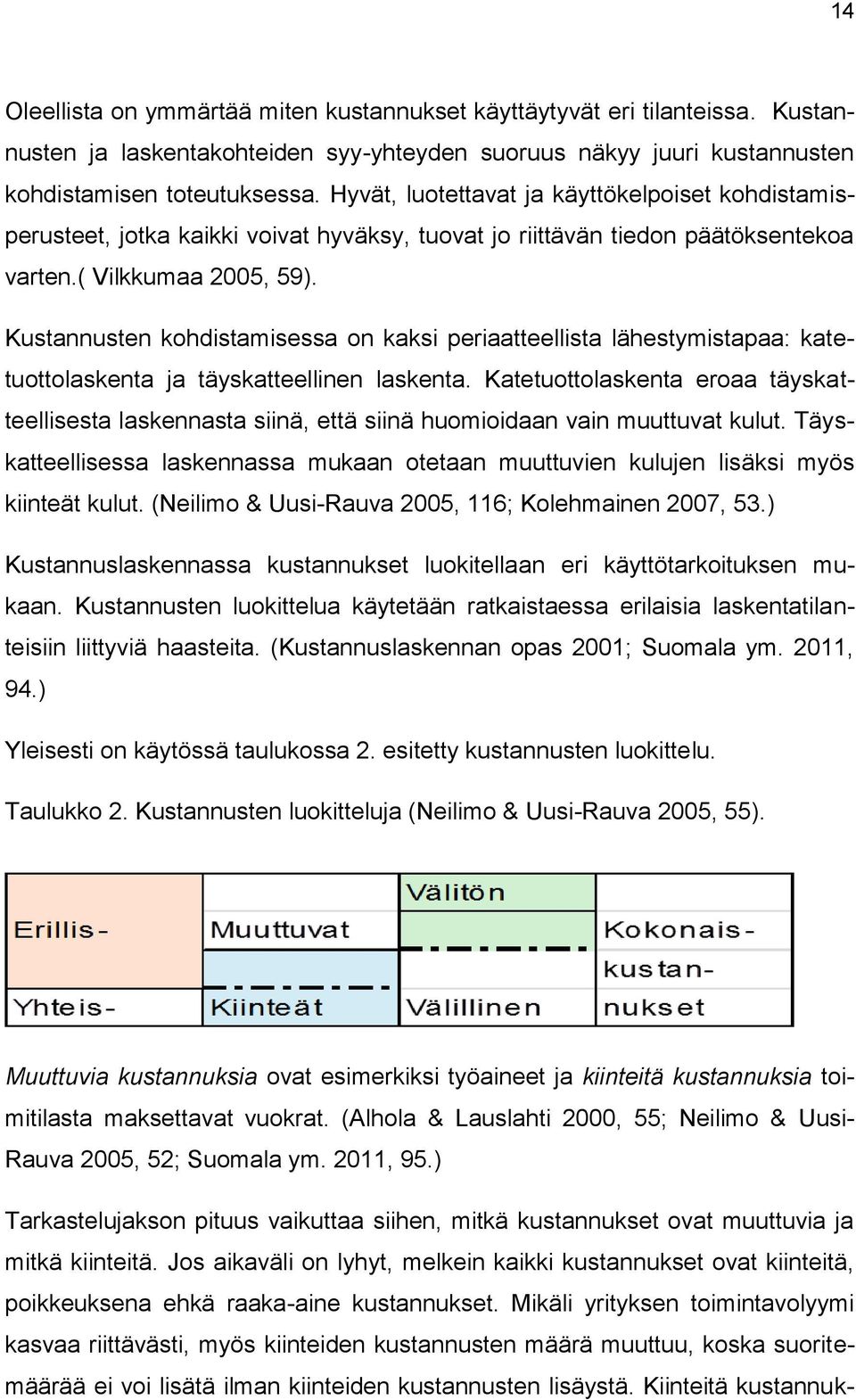 Kustannusten kohdistamisessa on kaksi periaatteellista lähestymistapaa: katetuottolaskenta ja täyskatteellinen laskenta.
