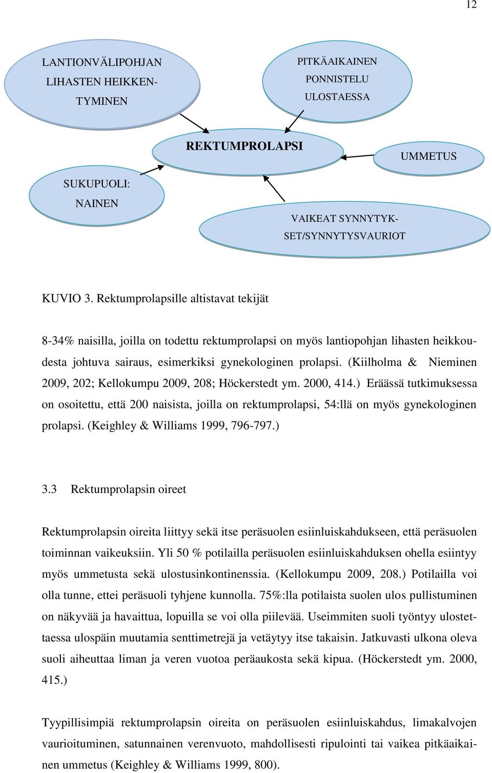 (Kiilholma & Nieminen 2009, 202; Kellokumpu 2009, 208; Höckerstedt ym. 2000, 414.