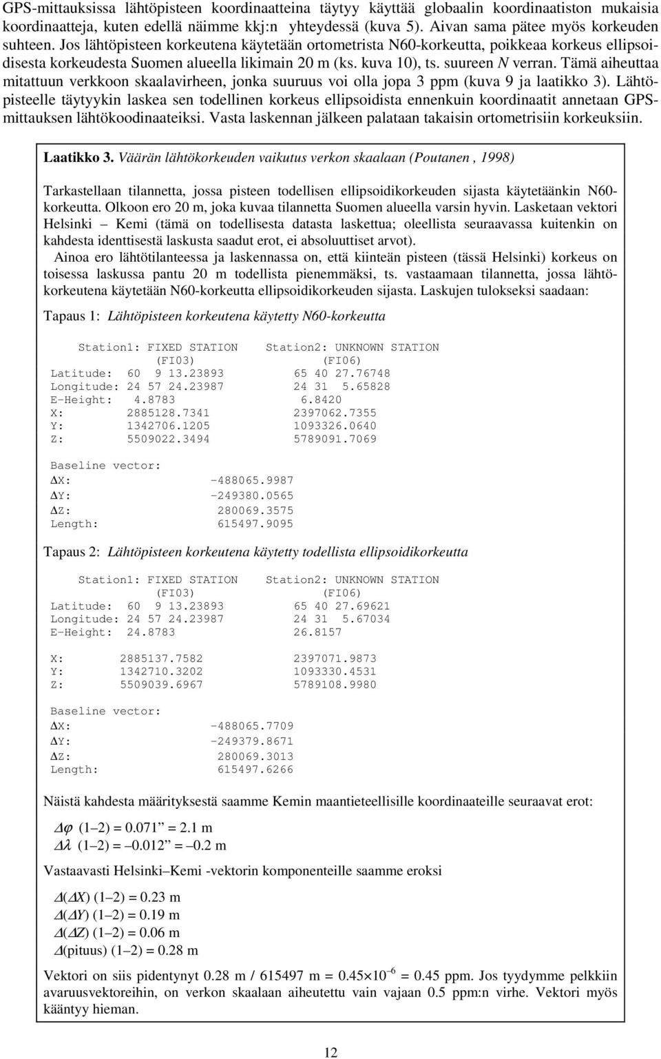 Tämä aiheuttaa mitattuun verkkoon skaalavirheen, jonka suuruus voi olla jopa 3 ppm (kuva 9 ja laatikko 3).