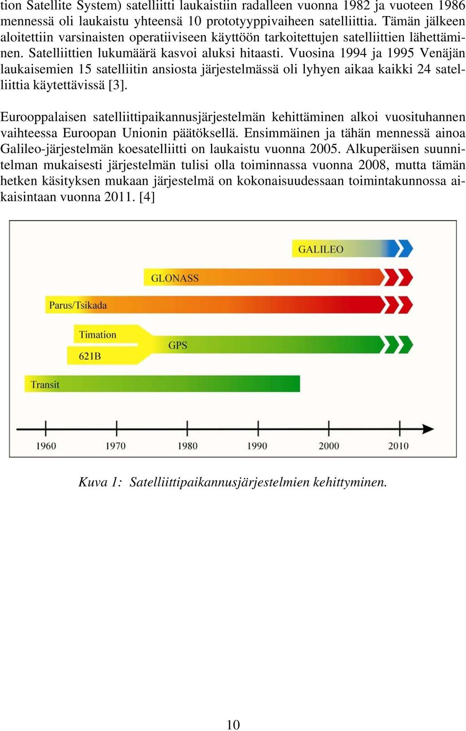 Vuosina 1994 ja 1995 Venäjän laukaisemien 15 satelliitin ansiosta järjestelmässä oli lyhyen aikaa kaikki 24 satelliittia käytettävissä [3].