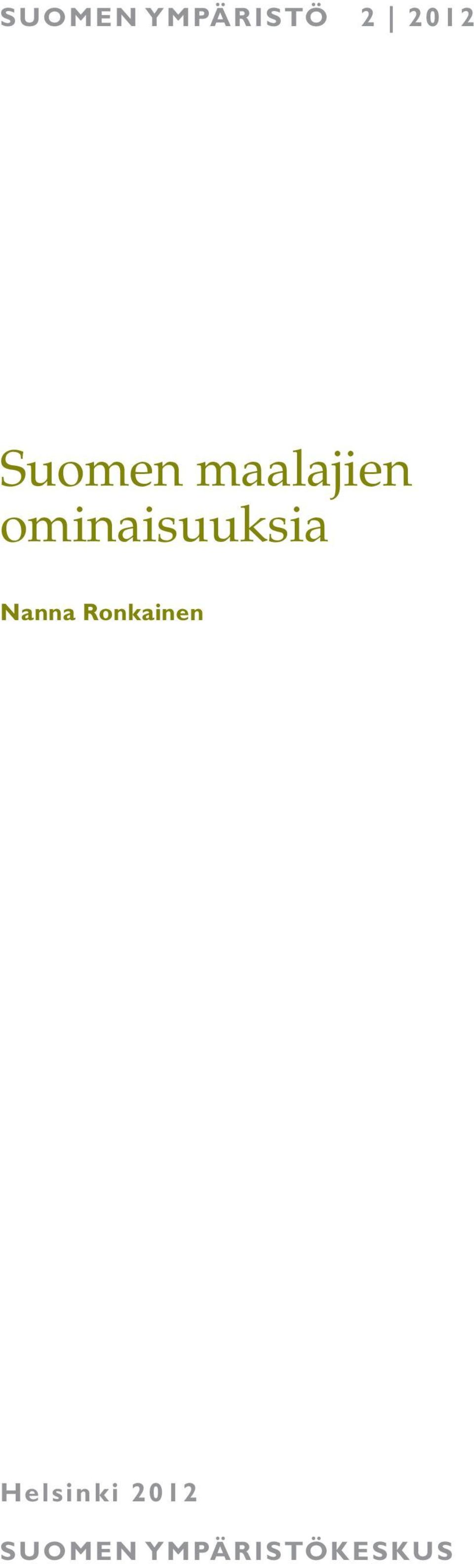 ominaisuuksia Nanna