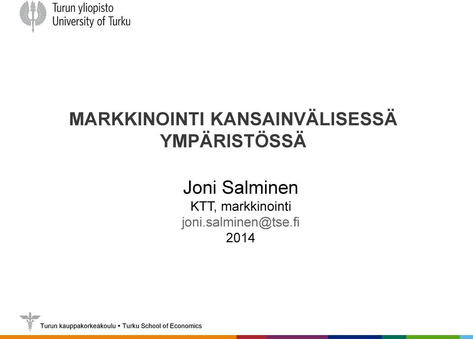 YMPÄRISTÖSSÄ Joni