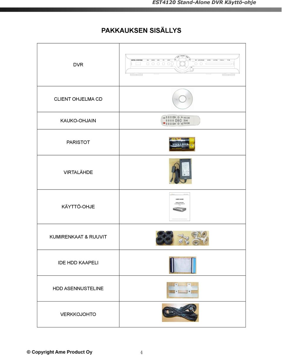 KUMIRENKAAT & RUUVIT IDE HDD KAAPELI HDD