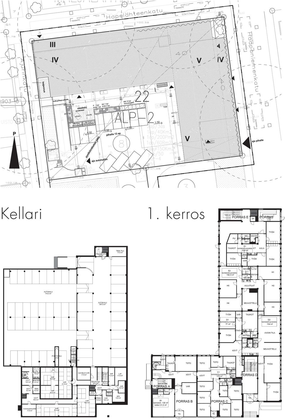 m² / /H IIV AVOIN TILA TEKN IIV, m² NEUVOTTELU POIT.KUILU 6, m² ULKOPORRA, m² TAUKOT TTO TTO TTO TAUKOT O.TILA 7, m² O.TILA 9, m², m² TEKN 9,0 m², m² HII 0, m²,0 m², m² ULKOILUV.