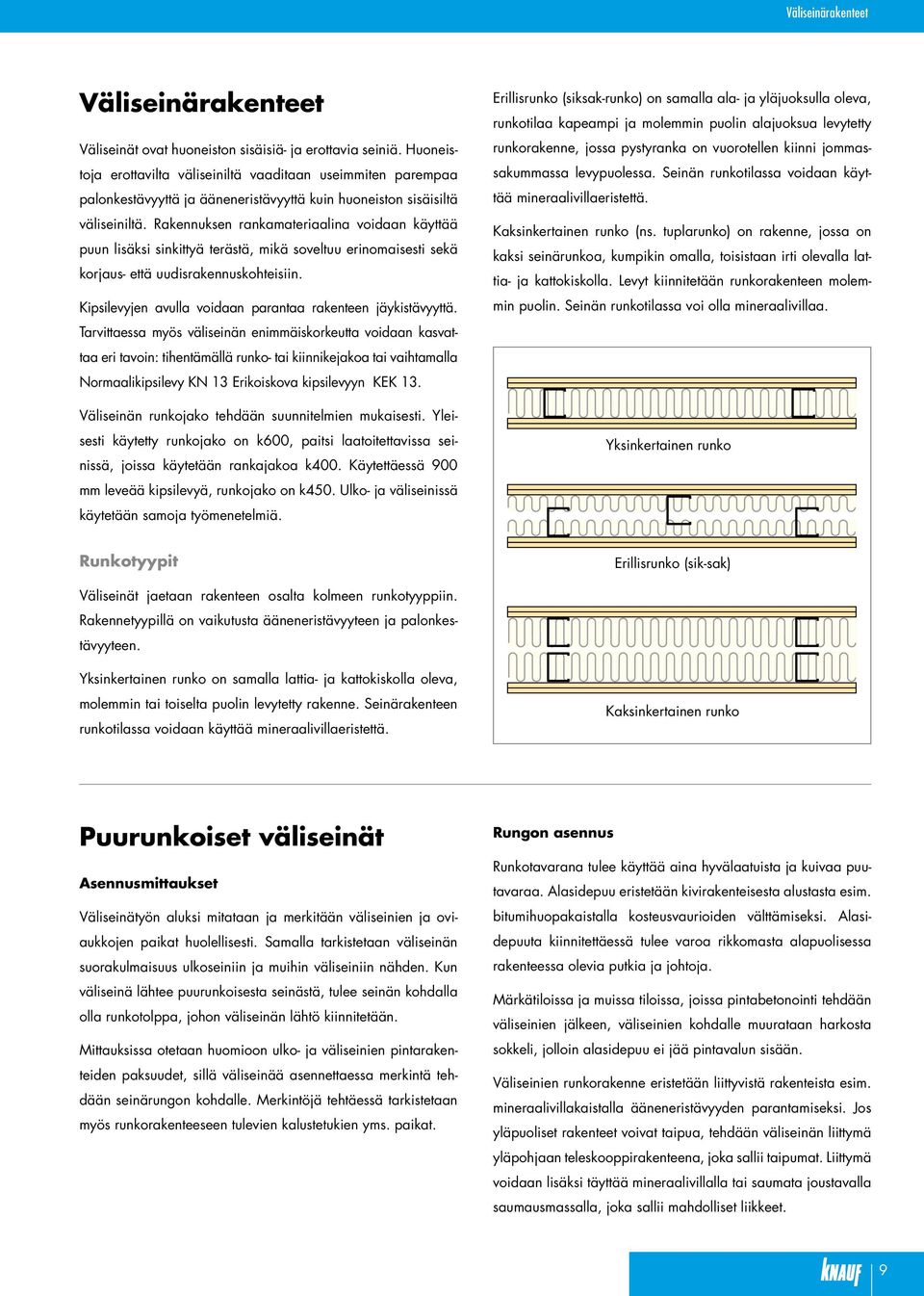 Rakennuksen rankamateriaalina voidaan käyttää puun lisäksi sinkittyä terästä, mikä soveltuu erinomaisesti sekä korjaus- että uudisrakennuskohteisiin.