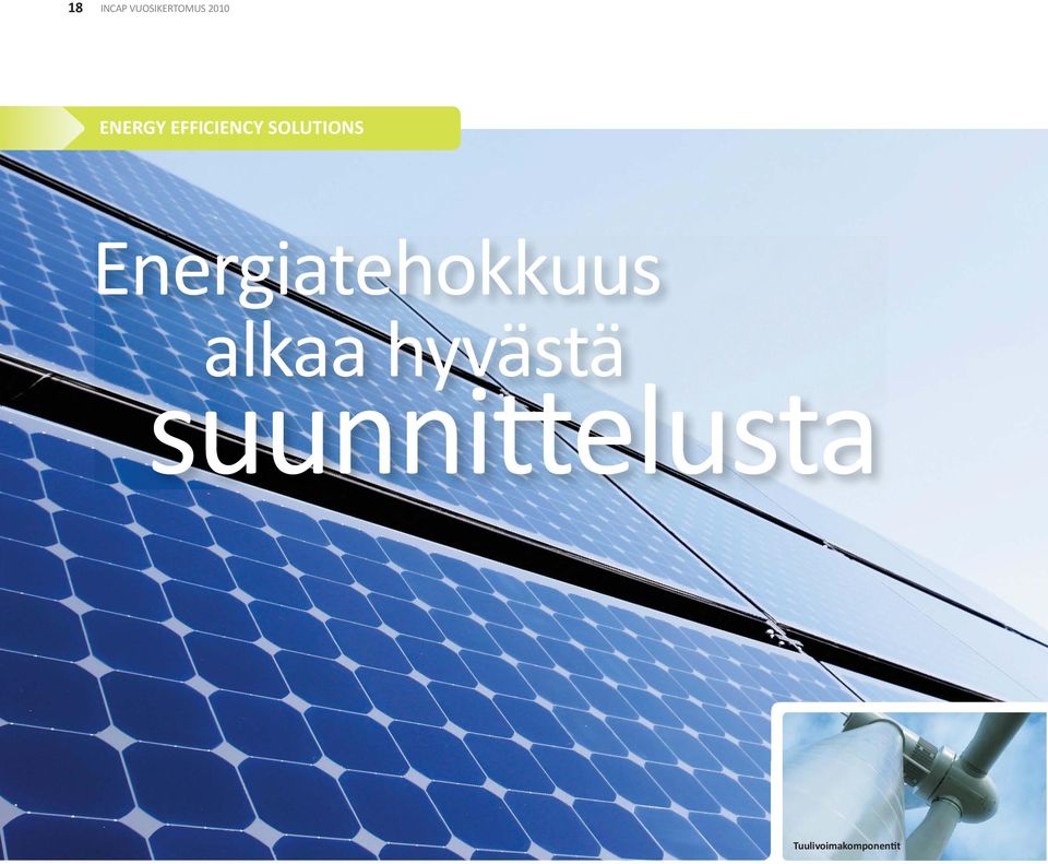 EFFICIENCY SOLUTIONS Energiatehokkuus