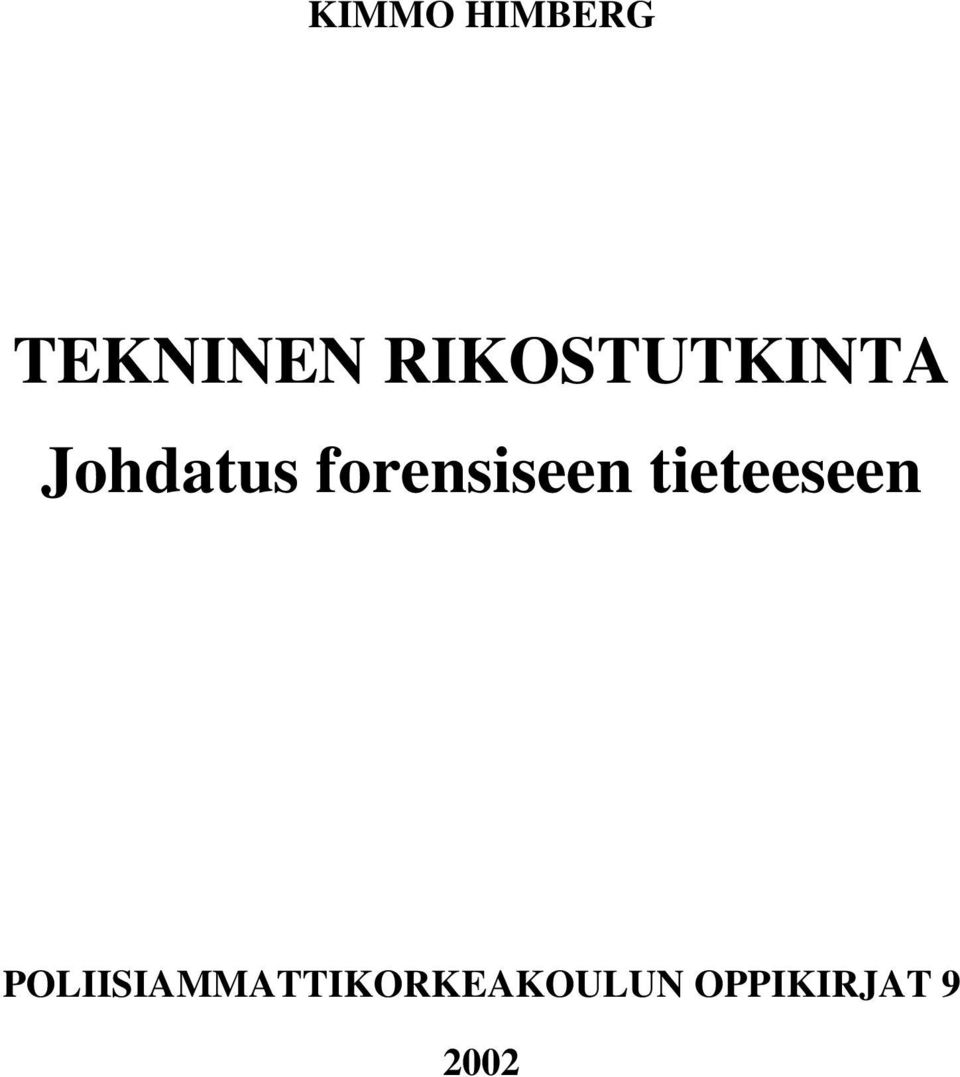 RIKOSTUTKINTA