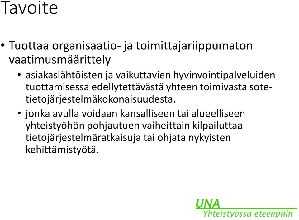 sotetietojärjestelmäkokonaisuudesta.