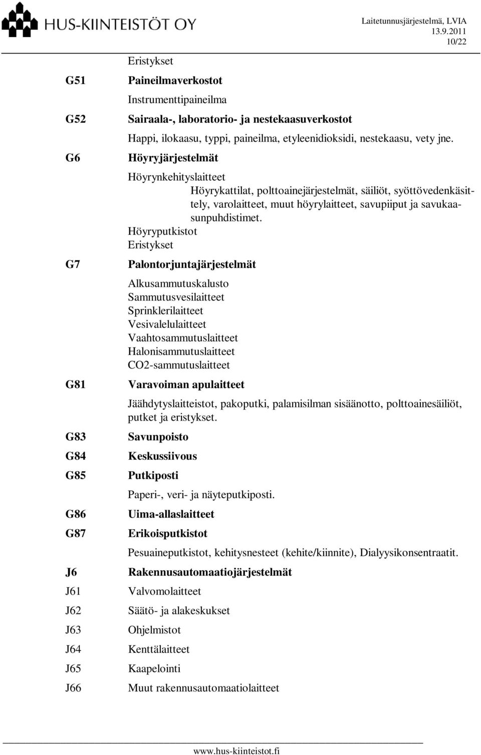 Höyryjärjestelmät Höyrynkehityslaitteet Höyrykattilat, polttoainejärjestelmät, säiliöt, syöttövedenkäsittely, varolaitteet, muut höyrylaitteet, savupiiput ja savukaasunpuhdistimet.