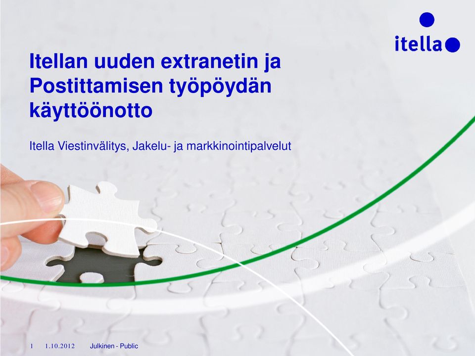 käyttöönotto Itella