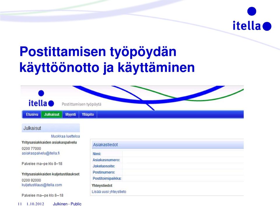 käyttöönotto