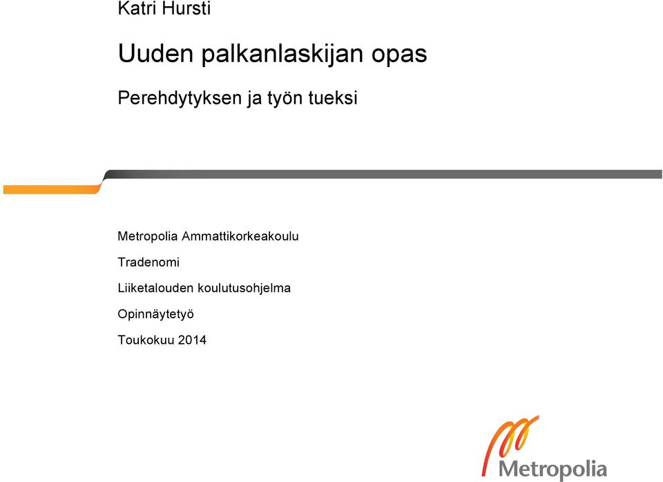 Ammattikorkeakoulu Tradenomi