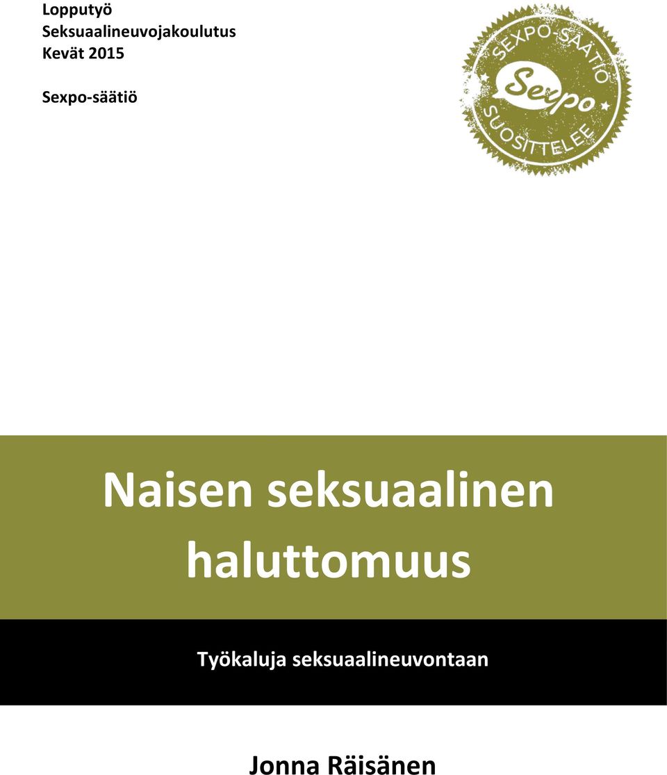 seksuaalinen haluttomuus