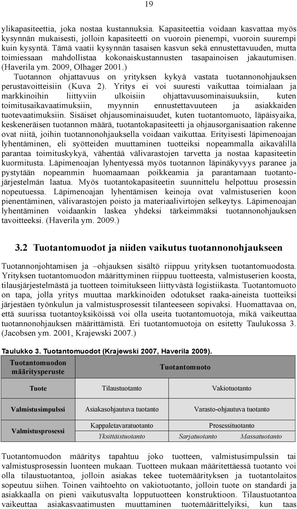 ) Tuotannon ohjattavuus on yrityksen kykyä vastata tuotannonohjauksen perustavoitteisiin (Kuva 2).