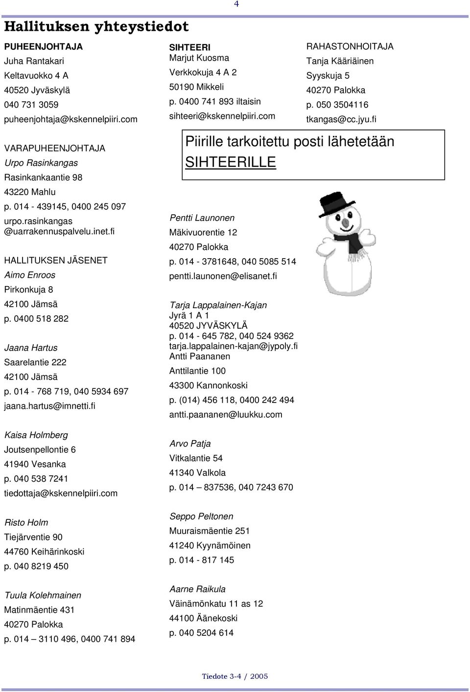 fi VARAPUHEENJOHTAJA Urpo Rasinkangas Rasinkankaantie 98 43220 Mahlu p. 014-439145, 0400 245 097 urpo.rasinkangas @uarrakennuspalvelu.inet.