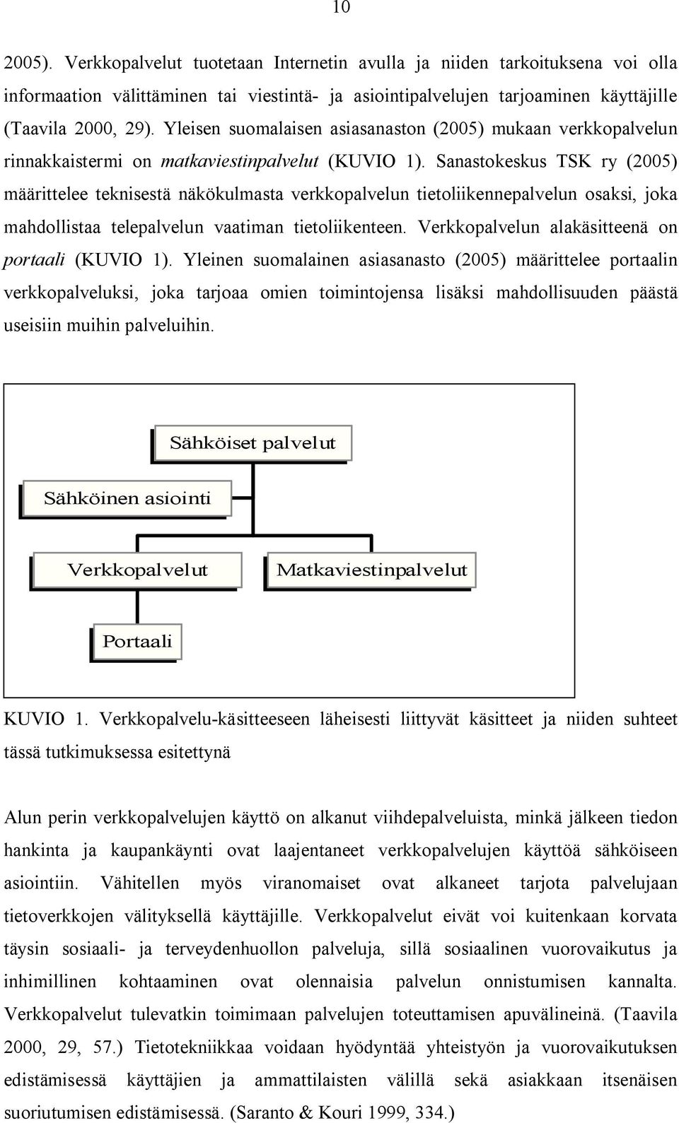 Sanastokeskus TSK ry (2005) määrittelee teknisestä näkökulmasta verkkopalvelun tietoliikennepalvelun osaksi, joka mahdollistaa telepalvelun vaatiman tietoliikenteen.
