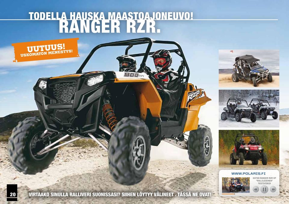 fi KATSO RANGER RZR XP RALLILEGENDA TESTIVIDEO!