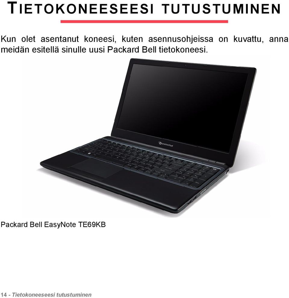 meidän esitellä sinulle uusi Packard Bell