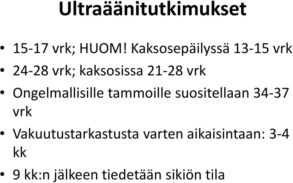 Ongelmallisille tammoille suositellaan 34-37 vrk