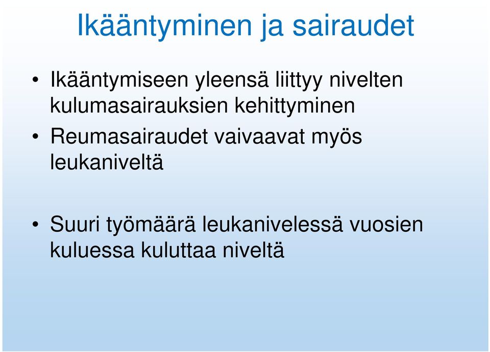 Reumasairaudet vaivaavat myös leukaniveltä Suuri