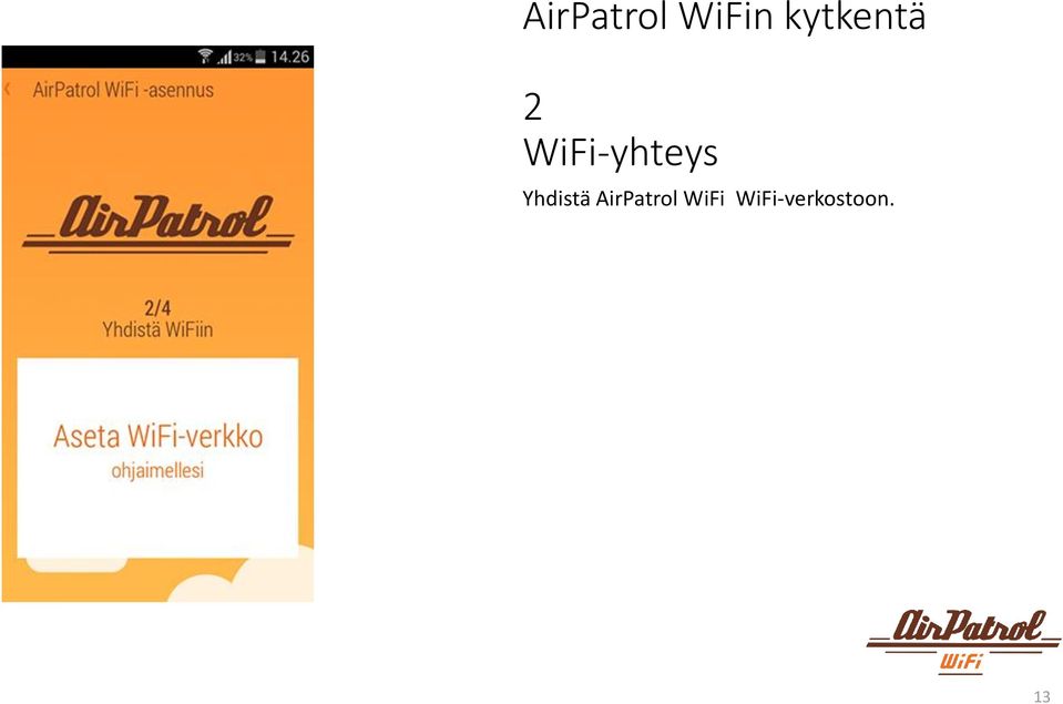WiFi-yhteys Yhdistä