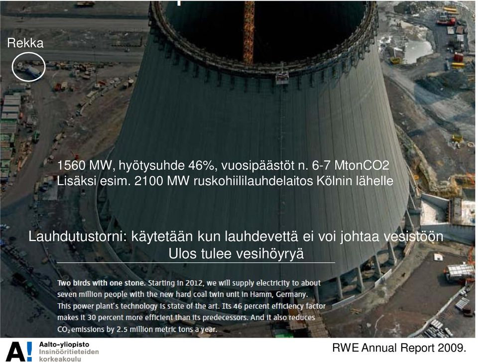 2100 MW ruskohiililauhdelaitos Kölnin lähelle