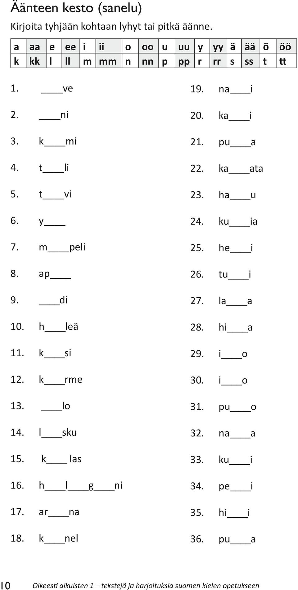 ap 9. di 10. h leä 11. k si 12. k rme 13. lo 14. l sku 15. k las 16. h l g ni 17. ar na 18. k nel 19. na i 20. ka i 21. pu a 22.