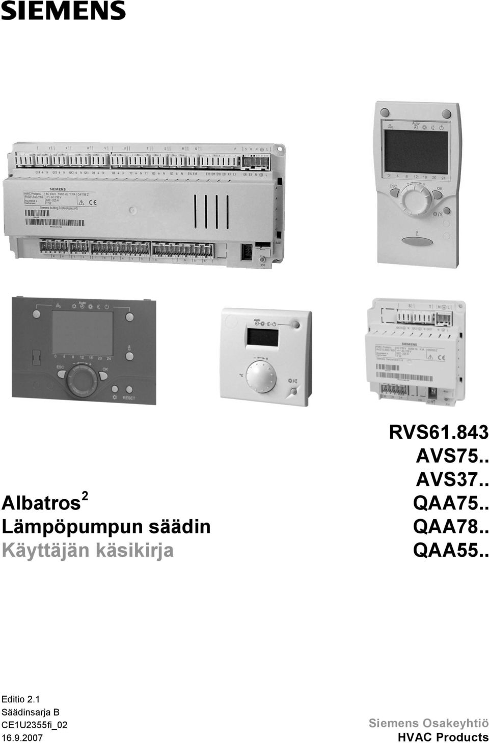 . QAA78.. QAA55.. Editio 2.