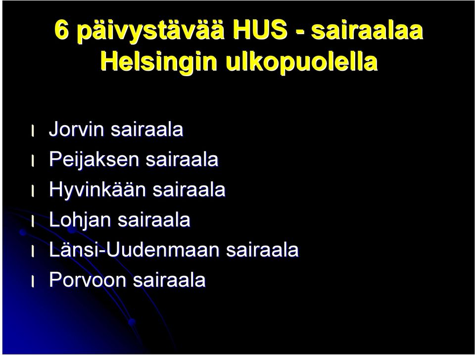 Peijaksen sairaala Hyvinkää ään n sairaala