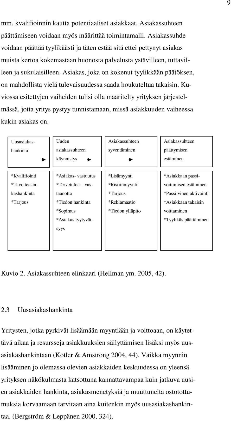 Asiakas, joka on kokenut tyylikkään päätöksen, on mahdollista vielä tulevaisuudessa saada houkuteltua takaisin.